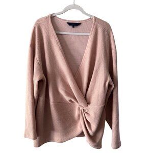 Rachel Rachel Roy Leigha Twist Front Blush Pink Sweater